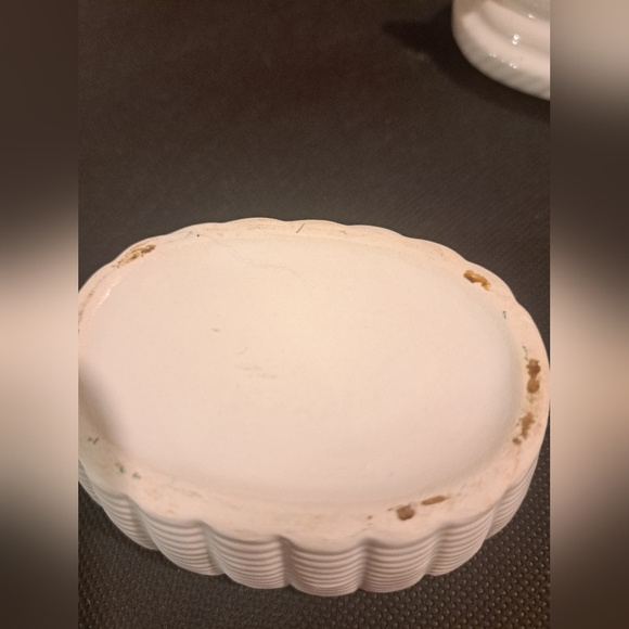 Covered Duck Goose Gander on Nest White Ceramic Japan  Vintage. - Picture 5 of 6